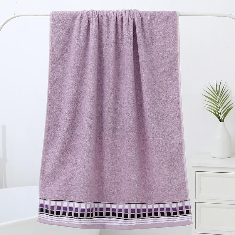 Bath Towels Quick-Drying, Absorbent, Machine Washable Oblong Bathroom Towels - Contemporary Style for Home, Beach, Hotel Bath Towel Collection