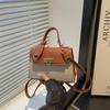 High Quality Retro Versatile Women'S Shoulder Tote Bag Color-Blocked Crossbody Bag Fashion Handbag Commuter Bag Girl Purse Gifts