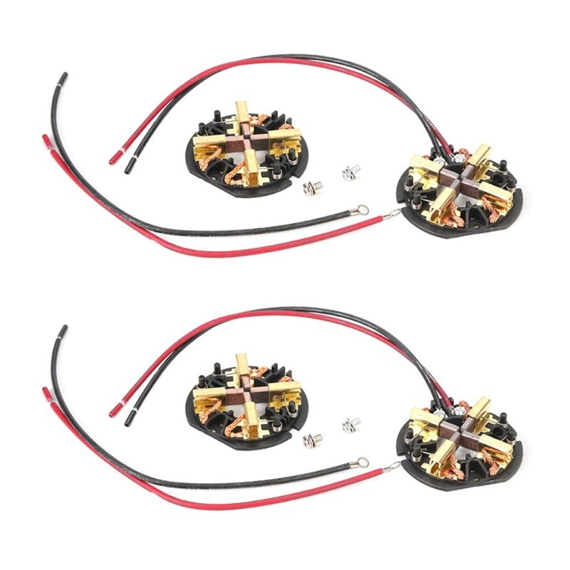 Universal Carbon Motor Brush Holder Assembly for Electric Tool Metal Construction Lightweight Design