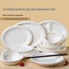 KashiCong Disposable Biodegradable Pulp Plates