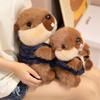 Soft Vest Groundhog Plush Doll Popular Vest Marmot Plush Doll Marmot Plush Toy  Home Decor