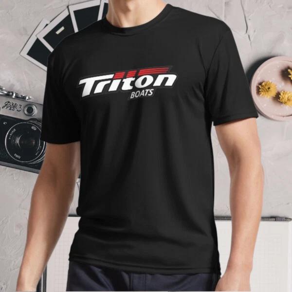 New Shirt Triton Boats Active Logo T-Shirt Funny Size S - 5XL XL