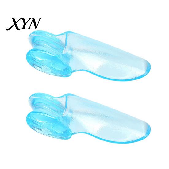 Comfortable Toe Spacer 2PCS Gel Separator, Hallux Valgus Correction And Overlapping Bunion Relief Sleeve Corrector, Ultra-Thin Separator for Day Night