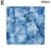 100Pcs Artificial Fake Rose Petals Colorful Red White Gold Roses Petal Flowers Romantic Wedding Valentine Day Party Decoration