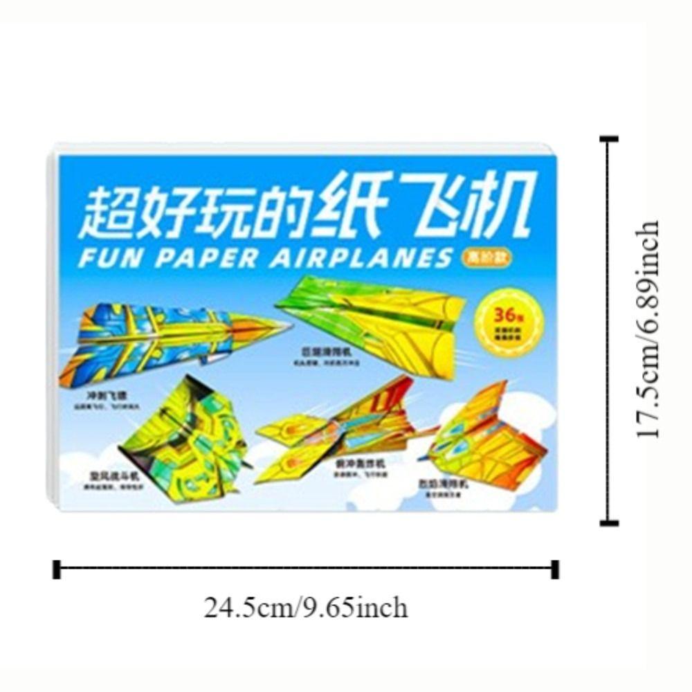 Montessori Origami Airplane Set DIY Aircraft Educational Toy  for Children Toddler Kids