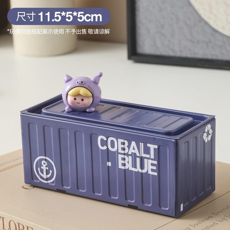 Vintage Industrial Style Container Storage Box Decoration Desktop Personalized Storage Tank