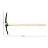 ZYE Wooden Handle Outdoor Entrenching Tool 58CM