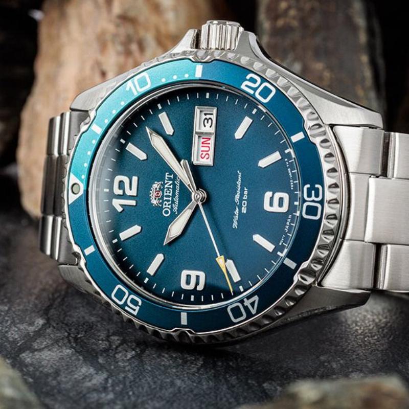 Orient Herren Mechanische Blaue Uhr RA-AA0818L39B