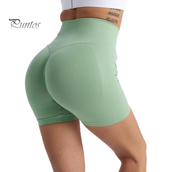 

Сексуальные высокоэластичные широкие женские спортивные штаны, облегающие летние шорты для йоги, женская одежда M светло-зеленый