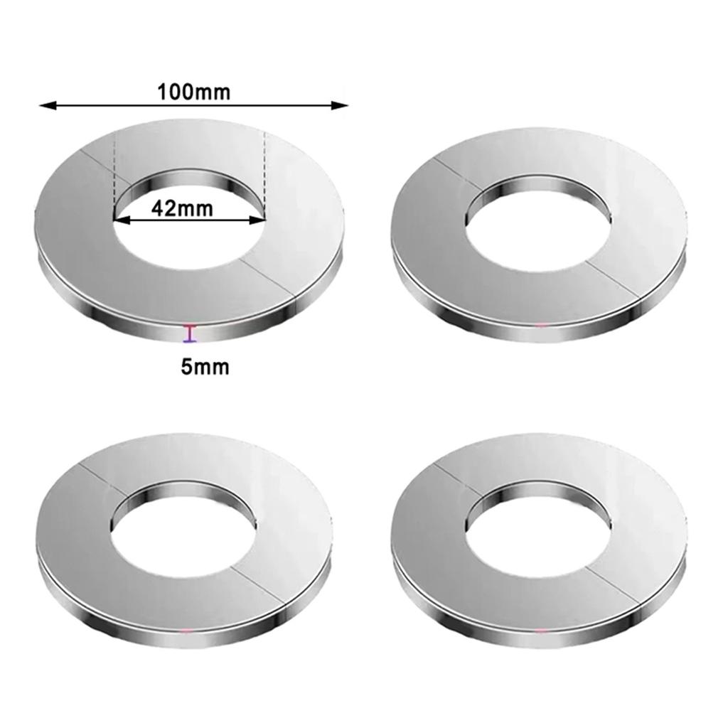 For Shower Pipe Rosettes Cover Kit Radiator Replacement