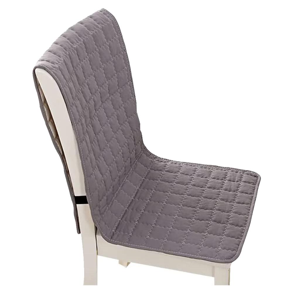 

Подушка для стула, чехол для стула, простая установка, моющаяся спинка, эластичная лента, чехол для рабочего обеденного стула 40x135cm