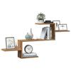 VidaXL Wall Shelf Artisan Oak 104x15x49 Cm Engineered Wood 853208