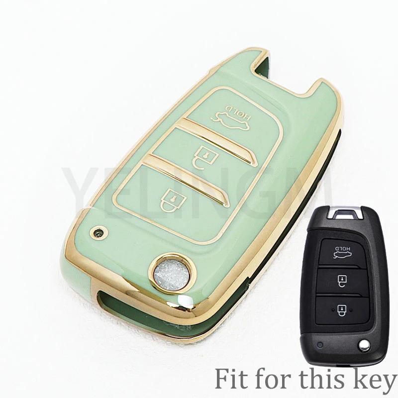 For Hyundai Sonata Santafe Verna Tucson Celesta Accent Creta Kona Elantra Solaris I30 I35 I40 Ix35 Tpu Car Remote Key Cover Case
