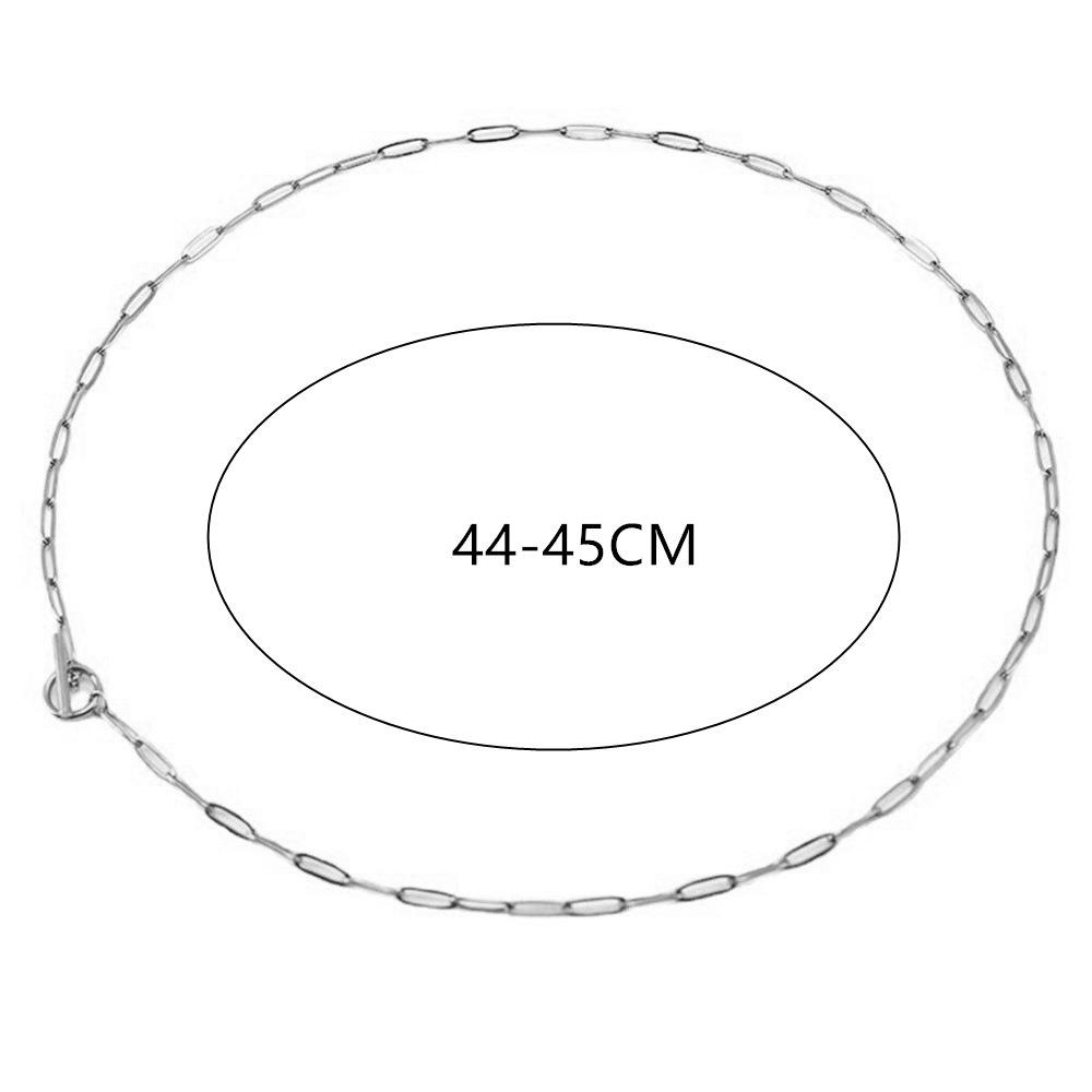 Gold OT Buckle Stainless Steel Necklace - High-End Niche Fashion Design, New European & American Trend, Light Luxury Style.