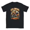 Honda Mens and Womens Tshirt Honda Goldwing Biker Summer Motorcycle Tee Racing Shortsleeved Spring Cycling Offroad Top