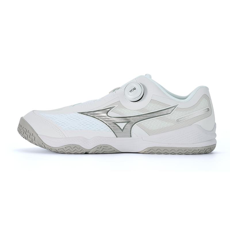 Mizuno Wave Medal 8 BOA Unisex Low Top Table Tennis Shoes Silver White 81GA269201 36