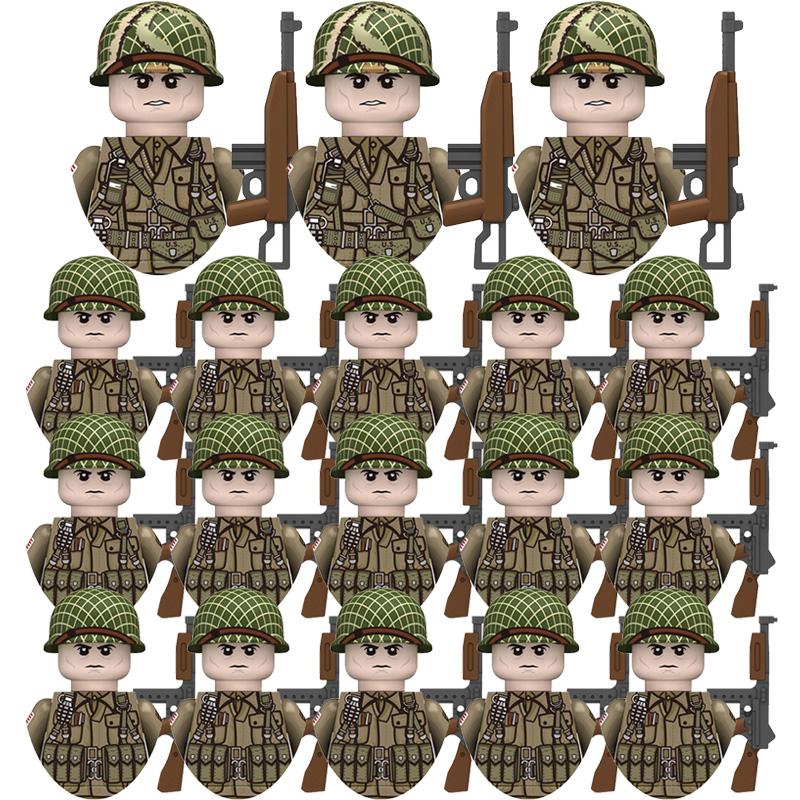 18pcs Kids Toys Military Figures Model Soldier Weapon Combination Package Boys Holiday Gifts