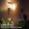 Solar Powered Floor Lamp Wall Lamp Motion Sensor Outdoor Wall Light Waterproof LED Landscape Light for Yard Patio Lawn Lighting