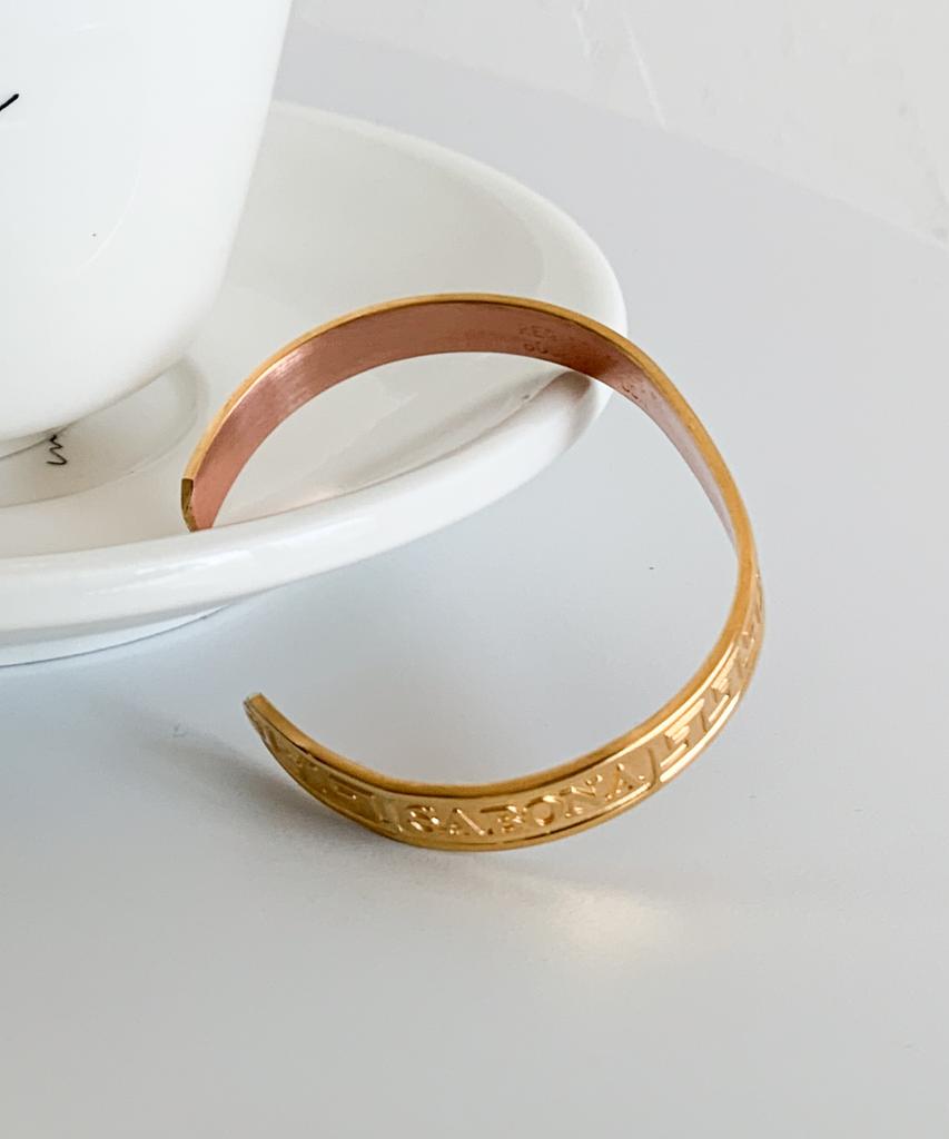 Sabona London G3 Gold Plated Olympia Copper Bangle
