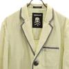 HYDROGEN Check Pattern tailored jacket L Green system skull button Men's Used
