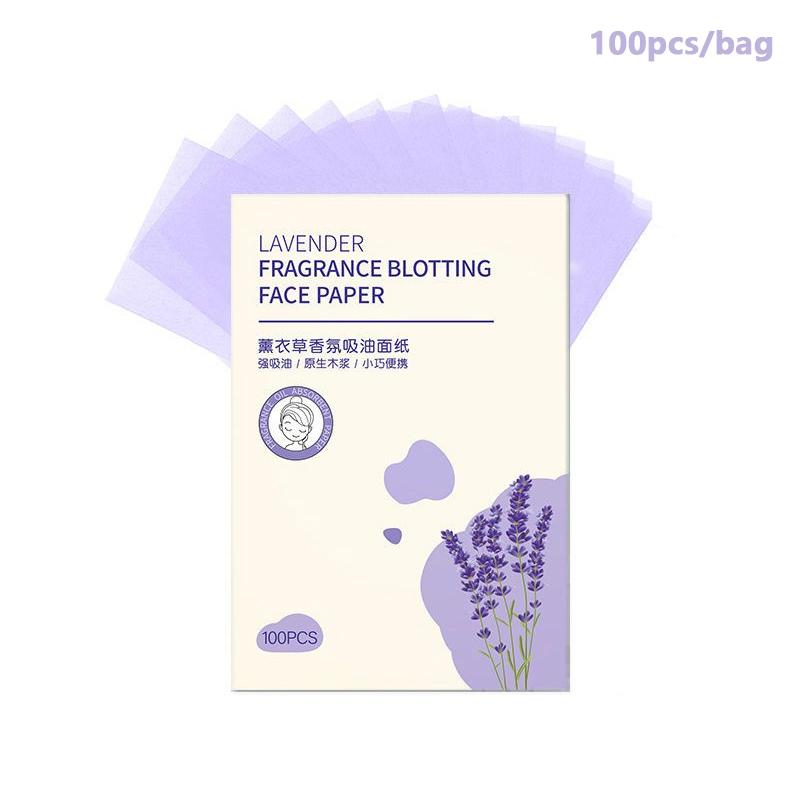 

100 шт./кор. промокательная бумага для масла для лица, портативные глянцевые салфетки для лица, очищающее средство для лица, маслопоглощающие инструменты для чистки лица фиолетовый