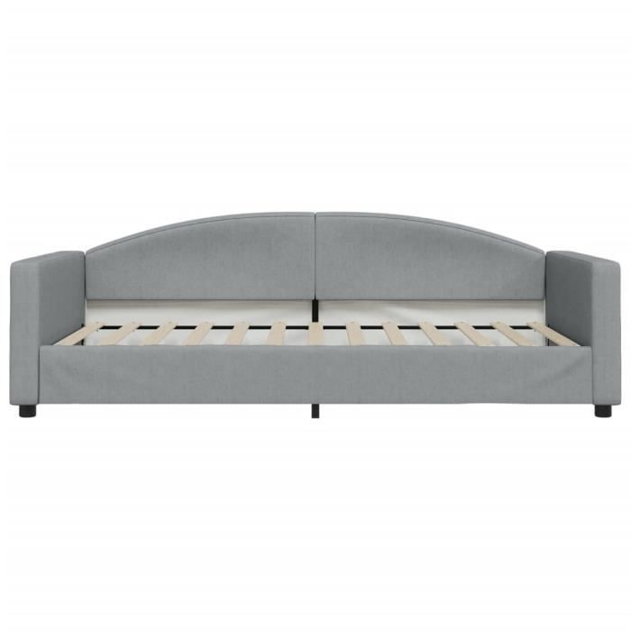 VidaXL Daybed Light Grey 100x200 Cm Fabric 354116