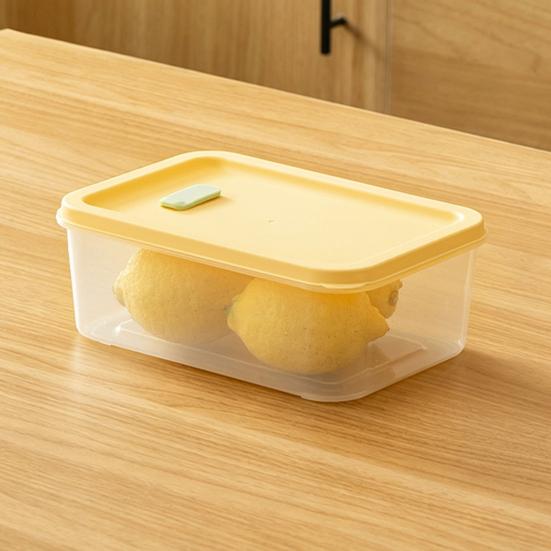 Portable Fruit Lunch Box Food Grade PP Snack Container with Sealed Lid Leak Proof Bento Storage for Kids School Office Travel Picnic