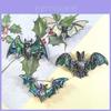 Vintage Silver Shell Bat Brooch Pendant With Animal Design For Women And Men