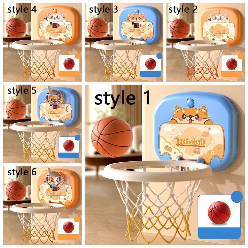 Scorable Scoreboard Toddler Basketball Hoop Cartoon Animal Mini Basketball Hoop  Outdoor Sports