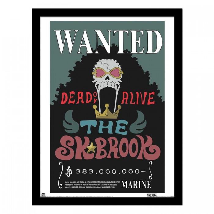 One Piece Wanted Brook Framed Poster