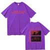 Ateez Band Double Sided Print Tshirt Male Casual Oversized Tshirt Unisex Women Korean Fashion Trend Tshirts Streetwear Fans Gift