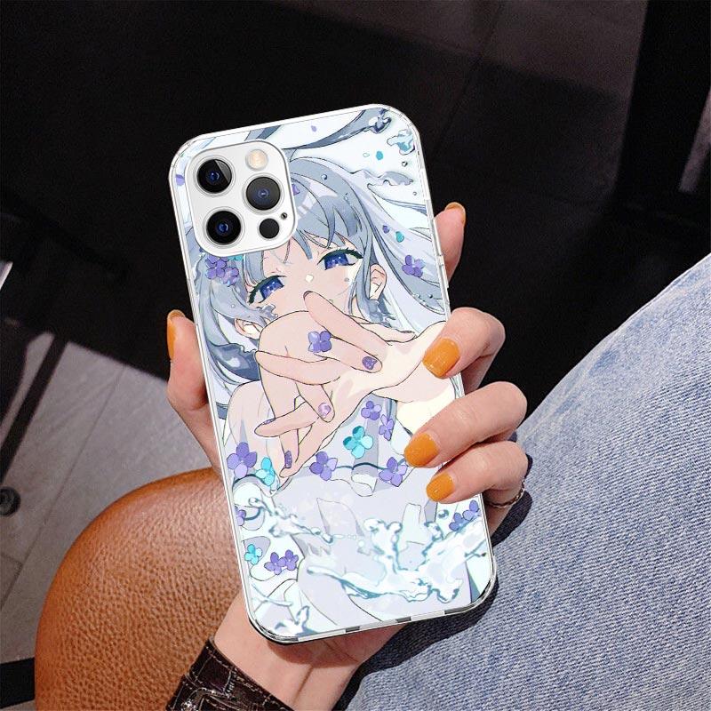 Cute Anime Girl INS Phone Case For iPhone 17 Air 16 Pro Max 16E 15 + 14 Plus 11 12 13 Mini 7 8 SE Gift Print Cover Fundas 16 Pro