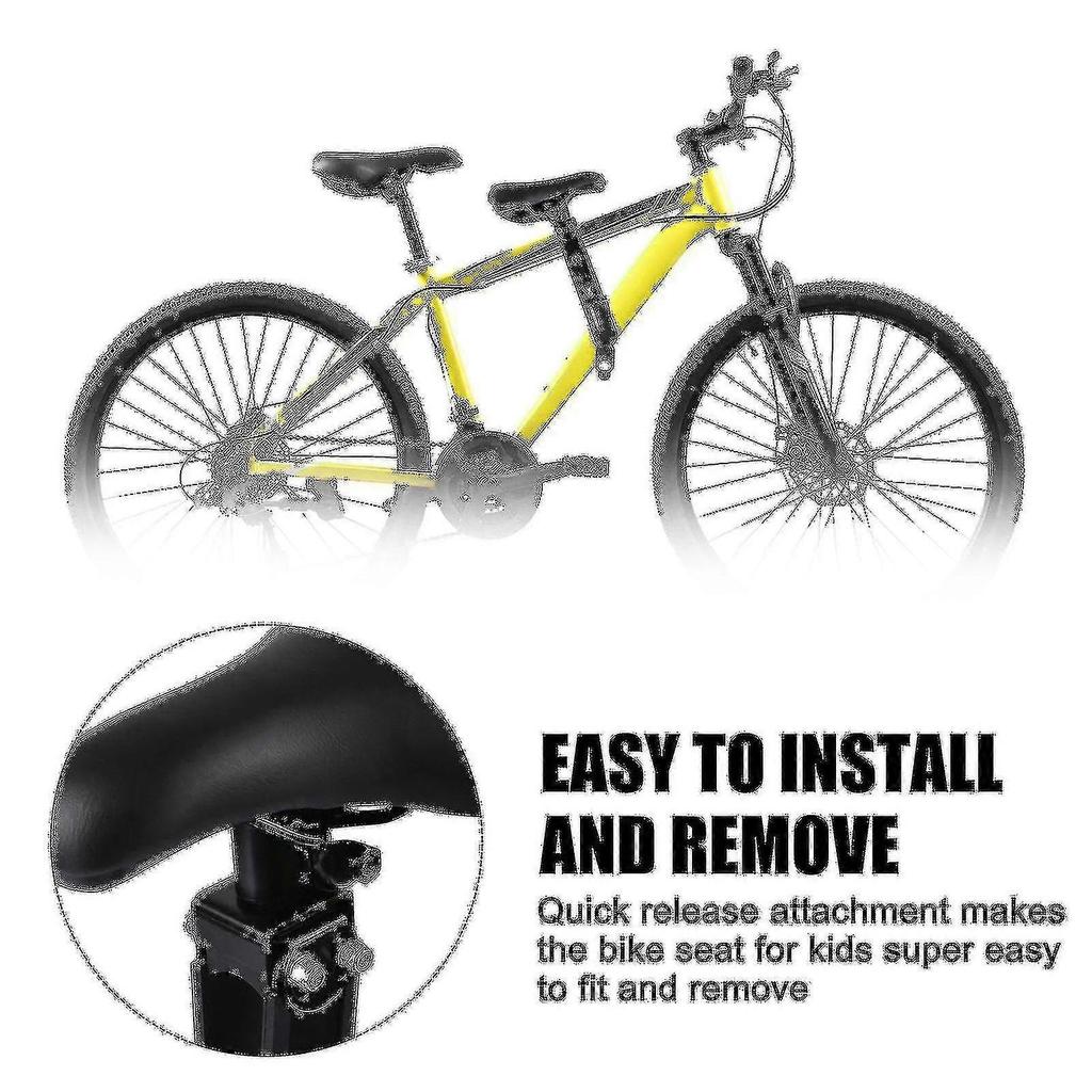 Siège de vélo pour enfants pour VTT Sièges de vélo montés à l'avant Facile à installer Pour enfants