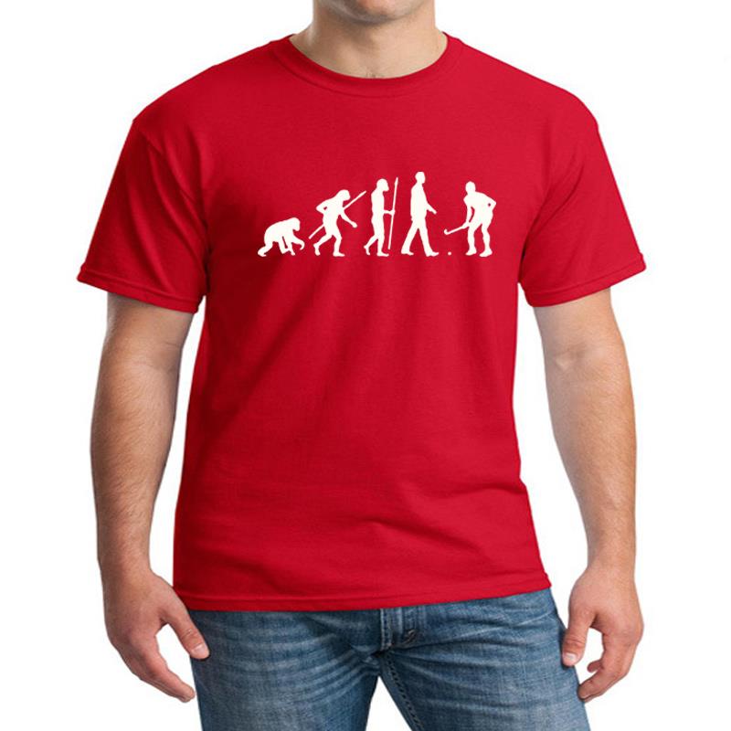 Evolution Field Hockeyer Unisexs Print Tshirt 100 Cotton Male Tops Tee Casual Popular Fashion Oneck T Shirt Harajuku Streetwear