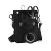 Multifunctional Stationery Waist Pen Gusseted Carrying Nurse for Office Waist Shoulder Carabiner Water Scratch Black 3-way Pouch, Case, Pouch, Pouch,