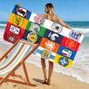 National Football Team Logos Beach Towel Quick-drying for Travel Outdoor Sports Jogging Beach and Swimming