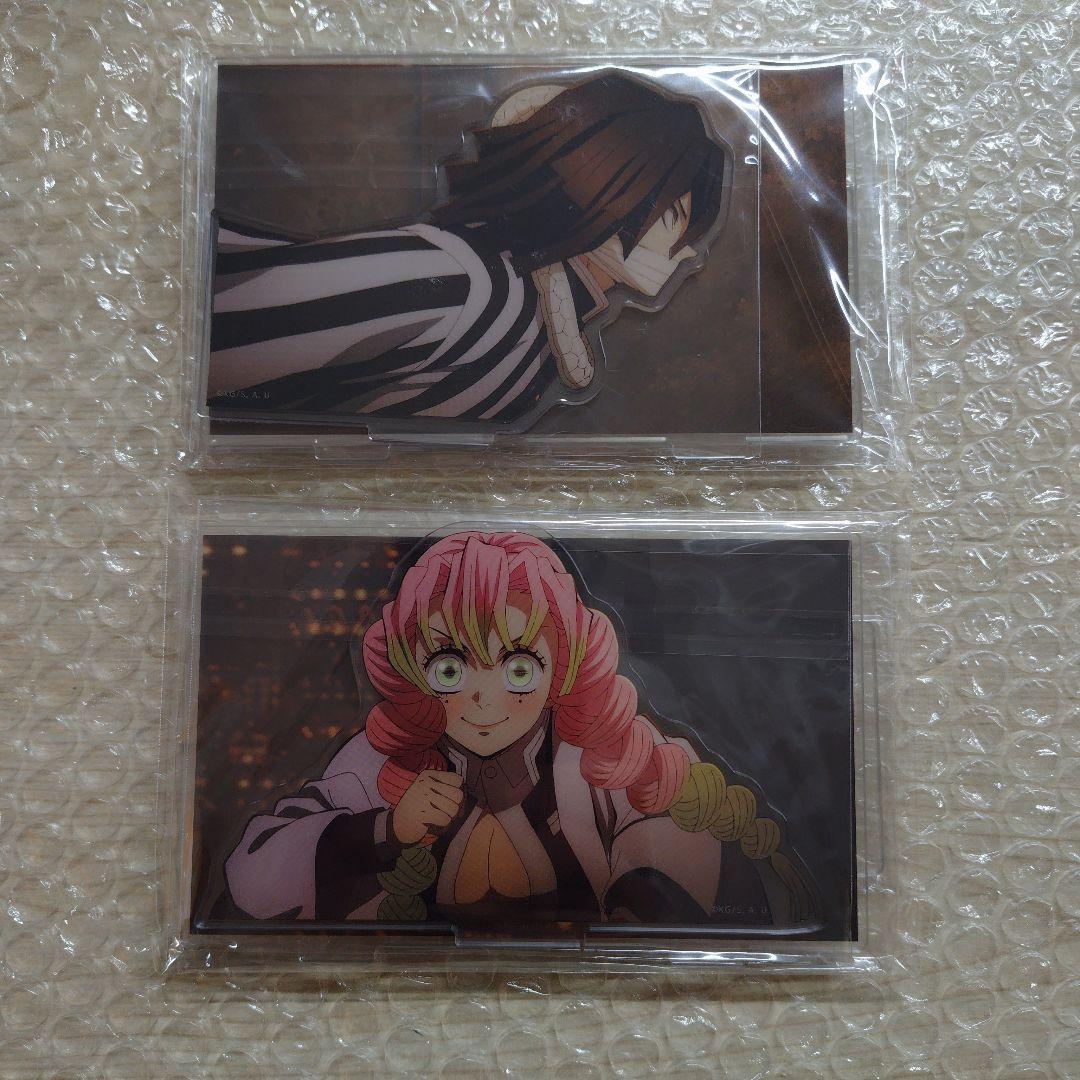 Used Demon Slayer: Kimetsu no Yaiba scene shot acrylic stand set of 2
