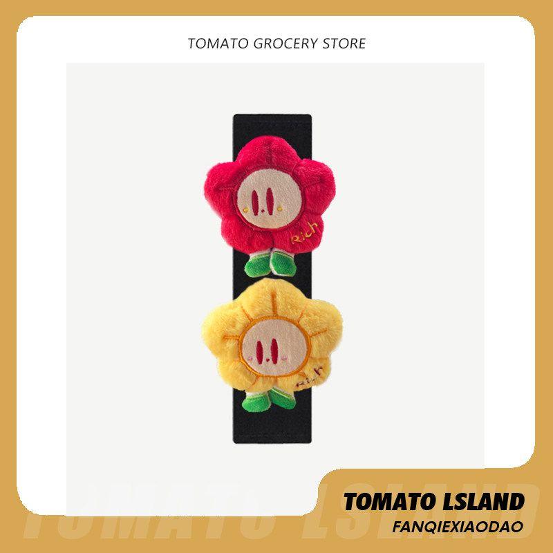 

Tomato Original Rich Car Seatbelt Shoulder Pad Personalized Car Accessory Shoulder Protector Anti-Wear Universal Single-Rich Money Flower-Black Shoulder Cover