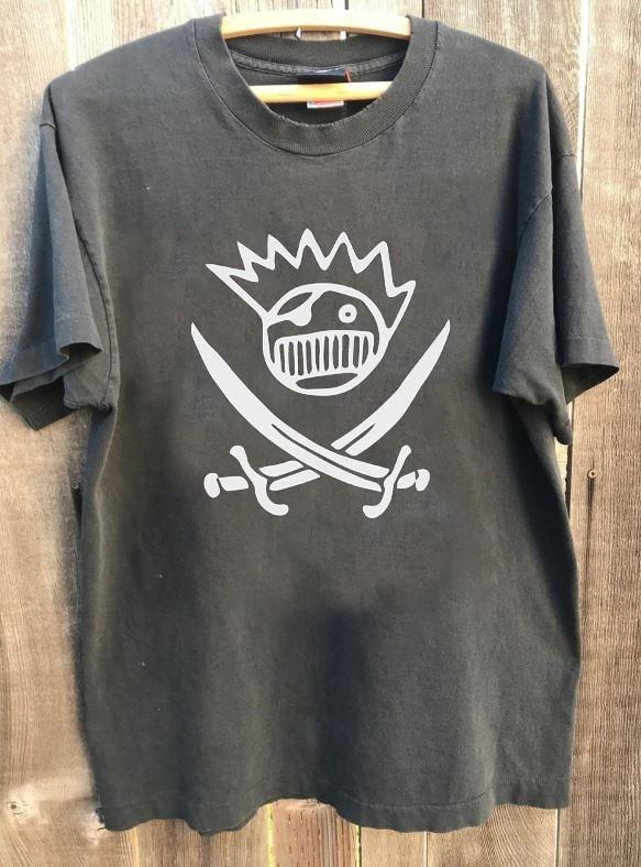 Ween Pirate unisex vtg charcoal short sleeve t-shirt QT6692 L