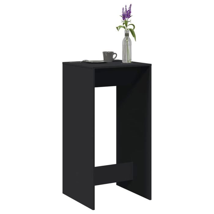 VidaXL Bar Table Black 51x50x103.5 Cm Engineered Wood 854419