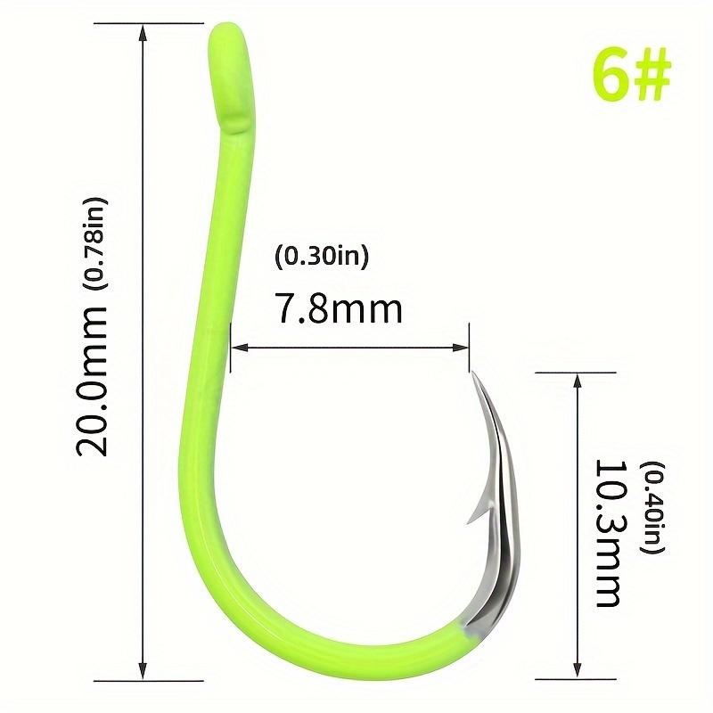 

1 упаковка крючков с зазубринами и ушком, острые рыболовные крючки, рыболовные снасти для отдыха на природе 6#-50pcs