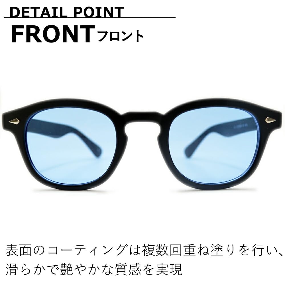 Sunglasses for Men and UV Fashion Boston Tinted Lenses [MERRY PLEASURE] Women, Protection, Glasses, Round, Style, (Lightly Colored)
