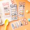 Cartoon Cat Sticky Notes Ins-Style Cute Index Tabs DIY Planner Classification Stickers Memo Message Reusable Sticky Notes