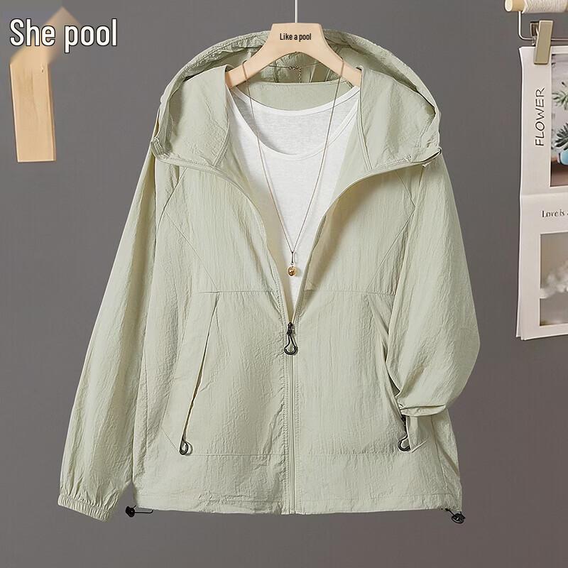 Women s Hooded Lightweight Sun Protection Jacket M