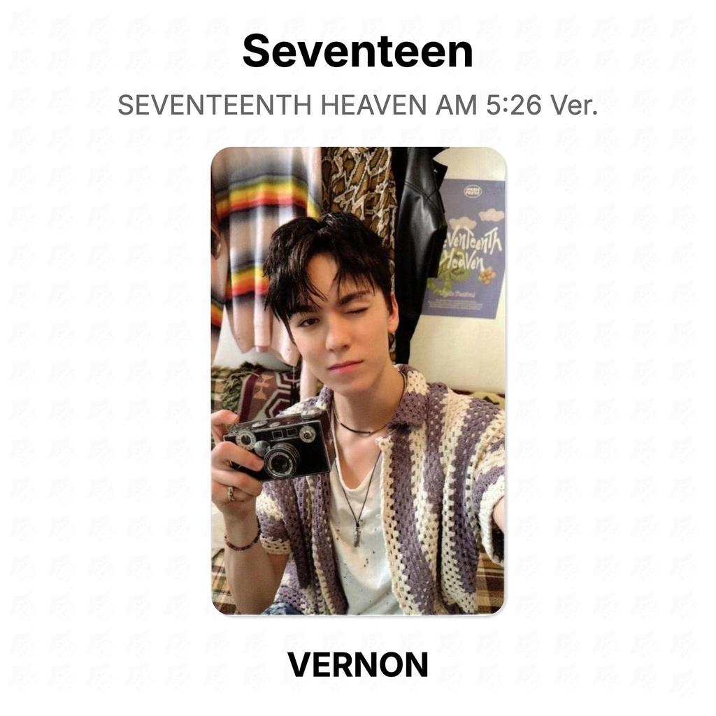 Seventeen SIEBZEHNTER HIMMEL AM 5:26 Ver. Offizielle Fotokarte