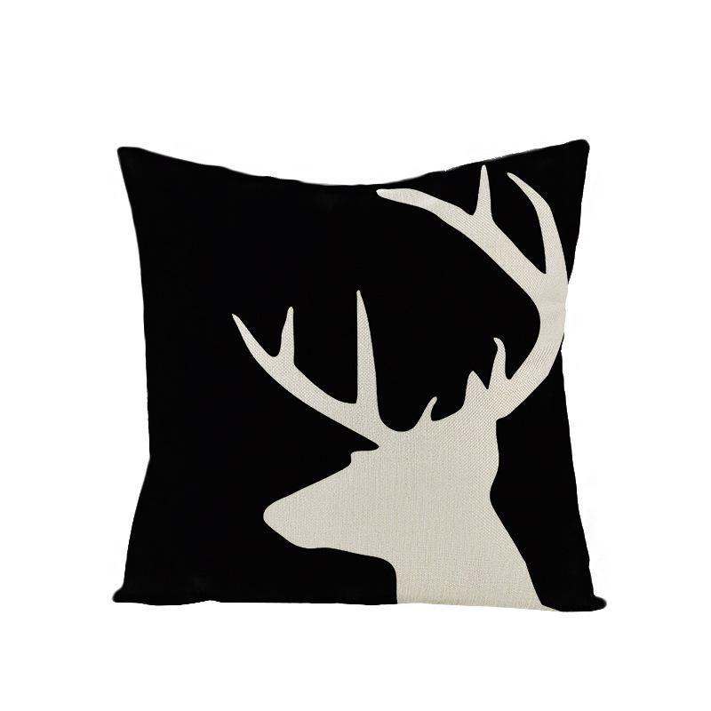 Nordische Geometrische Abstrakte Serie Polyester Bedruckter Kissenbezug Sofakissenbezug Heimtextilien