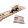 Wooden Small Train Starting Track Assembly Childrens Kit Magnetic Train Accessories Multi-Style Track Boys Toy Gift S24