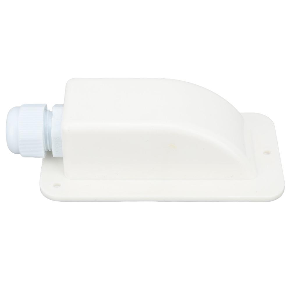 2Set 6mm² to 12mm² Cable Solar Cable Entry Gland White Single Cable Entry Solar Cable Entry Gland Housing Waterproof Design