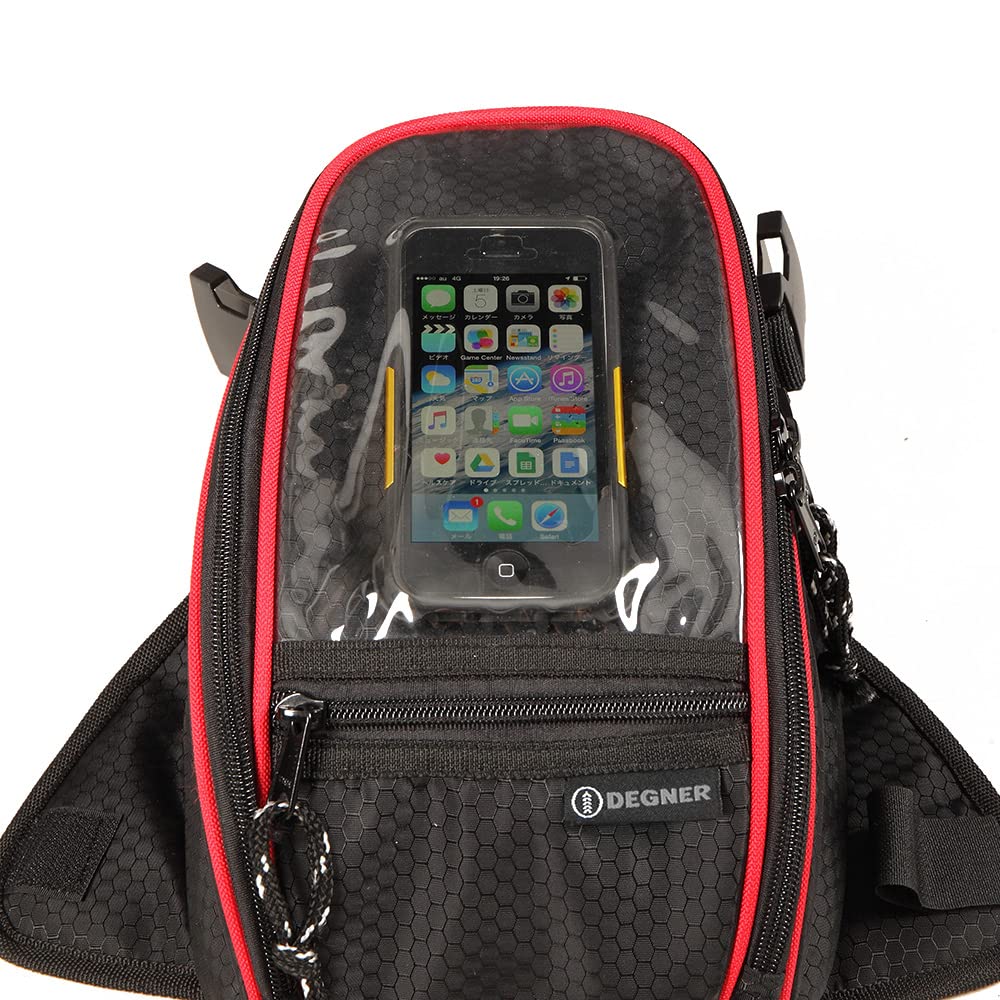 DEGNER Magnetic Tank Bag Black BK NB-117MAG