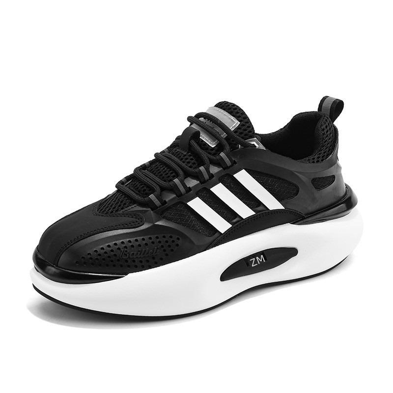 Men's Shoes Platform Sports Shoes Mesh Breathable Tide Casual Little White Shoes Running Shoes Casual Versatile